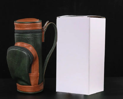 Custodia Porta Sigari in Ecopelle 8 Posti – Con Taglierino, Fodera Cedro e Humidifier