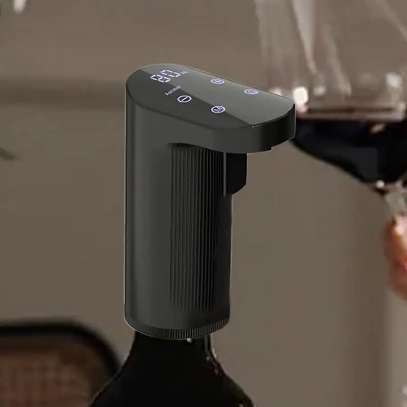 Elektrischer Dekanter für Wein und Whisky — Automatischer USB-Aerator mit 3 Korken