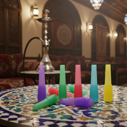 Boccagli Usa e Getta per Narghilè – 100 pz, Colorati, in Plastica Acrilica