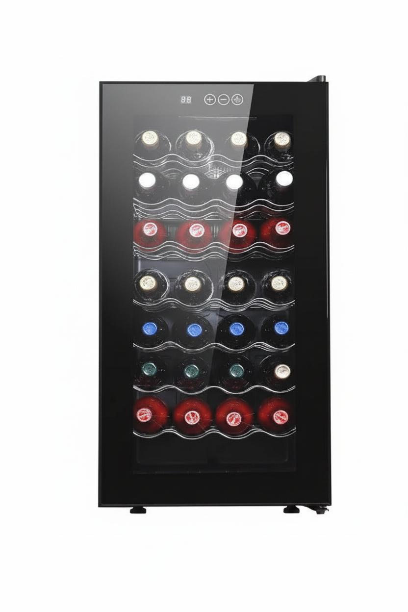 Cantinetta Vini Angolare Retrò con Vetrina — Design Vintage per Casa e Home Bar