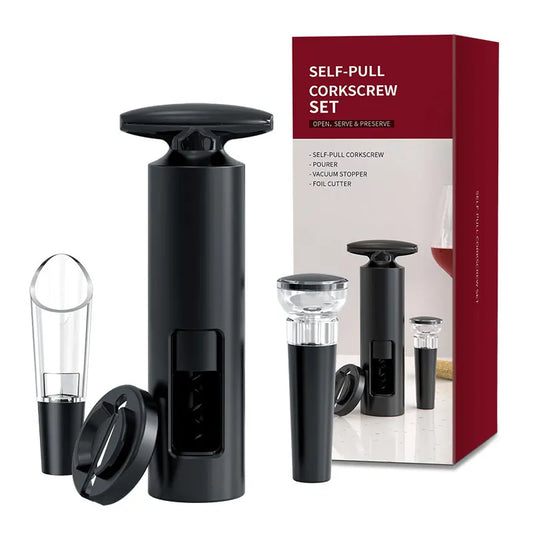 Cavatappi Professionale Portatile a Vite — Modello 10142 per Sommelier e Appassionati