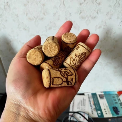 Tappi di Sughero Stampati Riutilizzabili – Personalizzabili per Vino e Bar