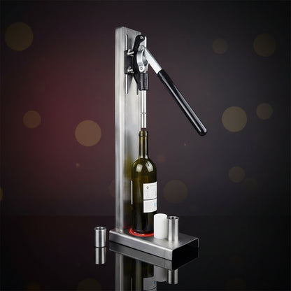 Tappatore Manuale per Bottiglie di Vino – Acciaio Inox 304