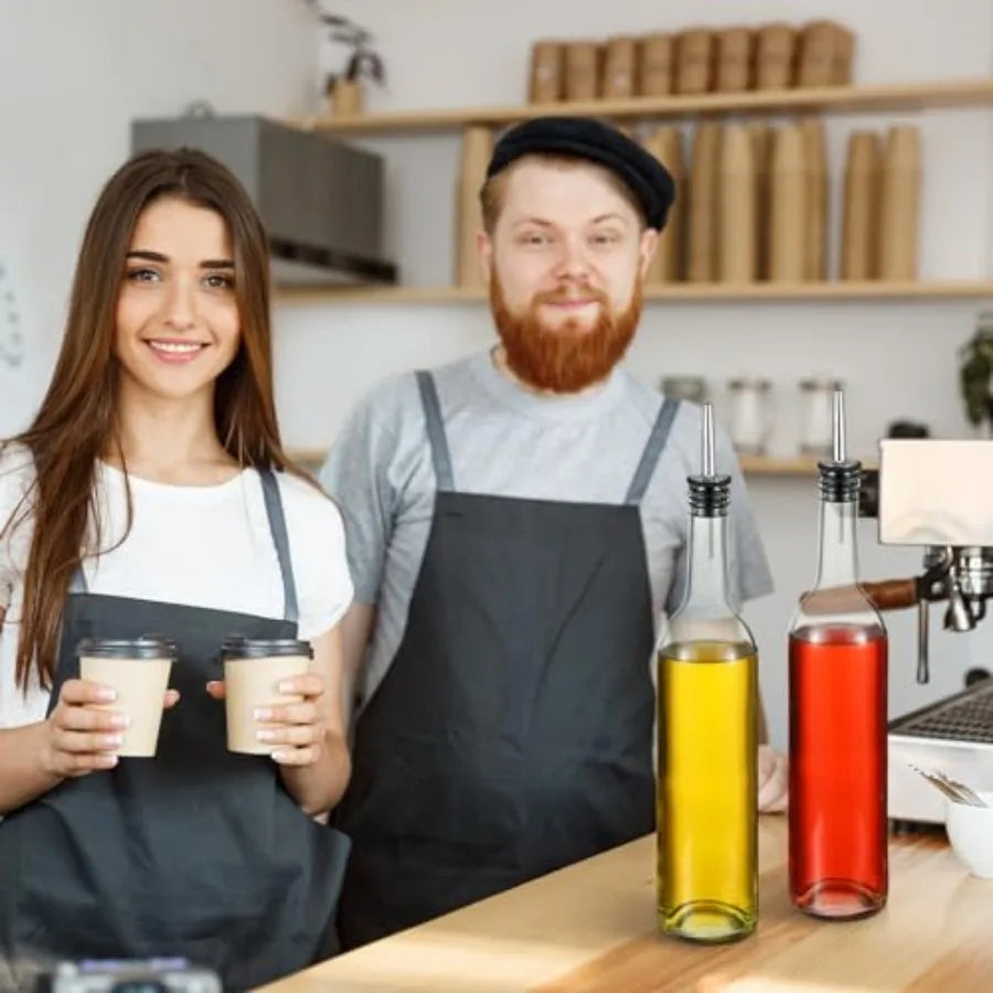 Bottiglie a collo lungo (con versatore)