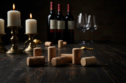 Tappi di Sughero per Bottiglie — Chiusura Naturale per Vino e Liquori