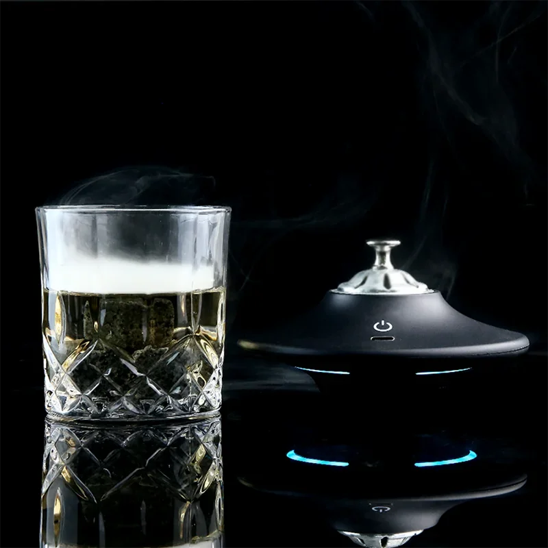 Kit affumicatore elettrico ricaricabile per whisky e cocktail