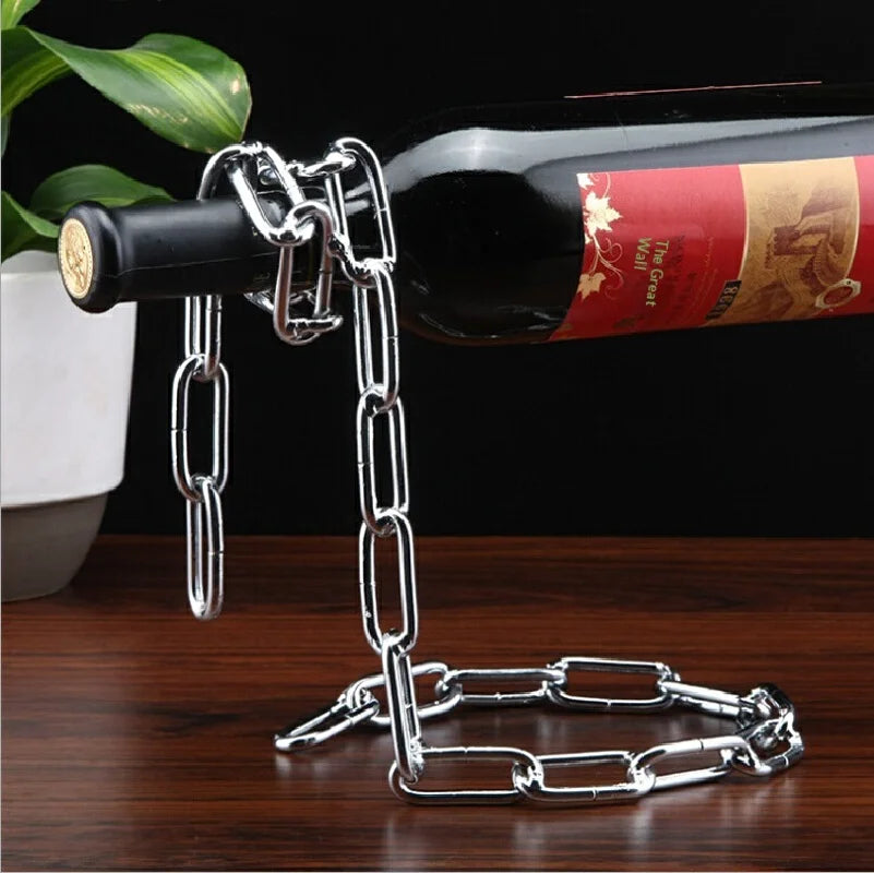 Portabottiglie da Vino Elegante — Espositore di Design per Casa e Home Bar
