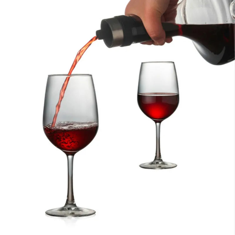 Servizio Decanter 1000ml in Cristallo con Bicchieri da Degustazione — Set Completo