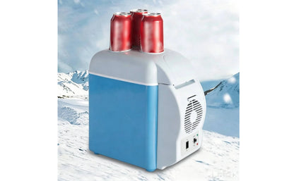 Mini Frigo Portatile 7,5L – 12V/220V per Auto, Ufficio e Degustazioni