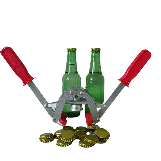 Tappabottiglie Manuale in Acciaio – Sigillatore per Bottiglie di Birra