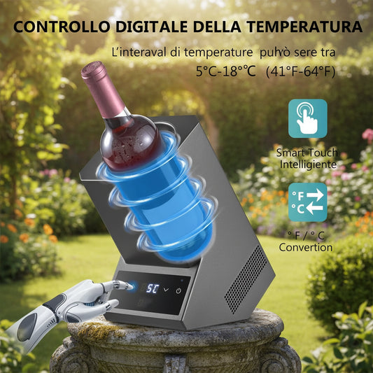 Mini Frigo da Tavolo per Bottiglia Singola 750ml — Modello CJ-8701