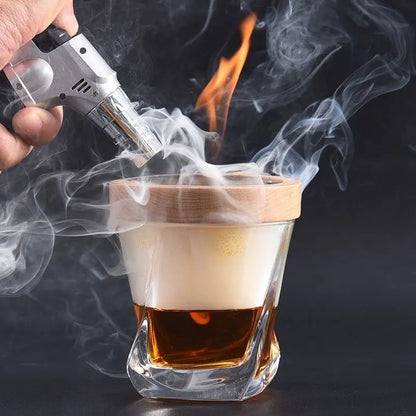 Cocktail Smoker Set in Legno – Kit Affumicatore per Whiskey e Spirits