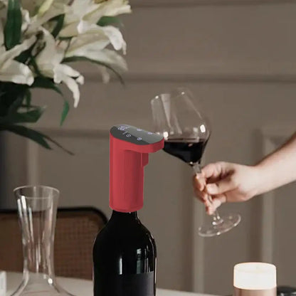Elektrischer Dekanter für Wein und Whisky — Automatischer USB-Aerator mit 3 Korken