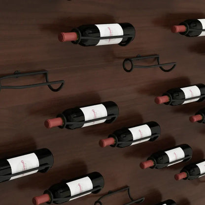 Portabottiglie da Parete in Metallo — Espositore Murale Moderno per Vino