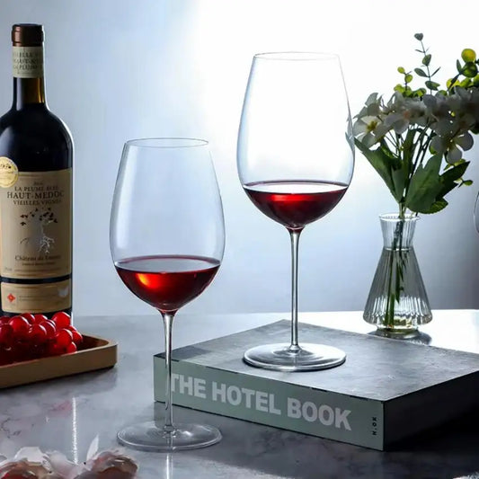 Calice da Degustazione Borgogna — Cristallo Ultrasottile, Stelo Fine