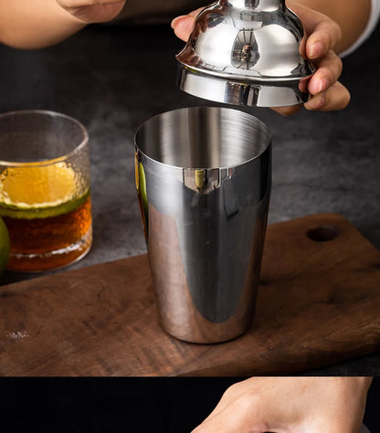 Set Shaker per Cocktail in Acciaio Inossidabile – Kit da Barman 6/7/10 Pezzi con Borsa