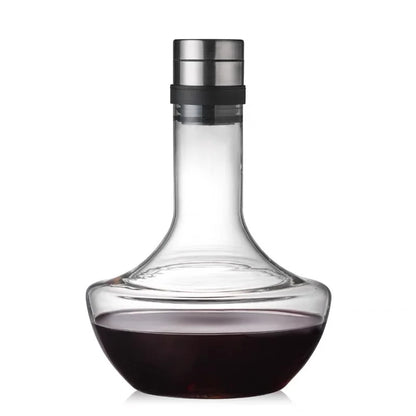 Servizio Decanter 1000ml in Cristallo con Bicchieri da Degustazione — Set Completo