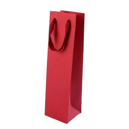 Sacchetti in Carta Kraft per Bottiglia di Vino con Manico | 15 Colori | Set da 10 pz