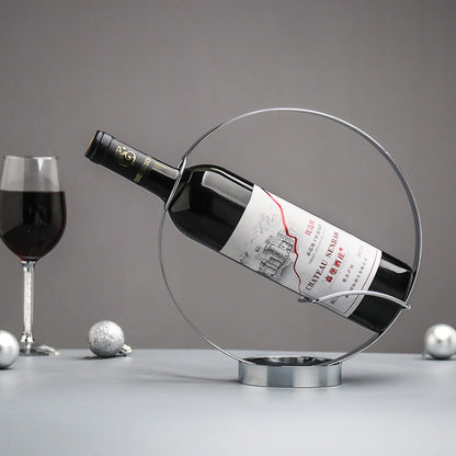 Portabottiglie Retrò in Ferro — Espositore Vintage per Vino da Casa e Bar