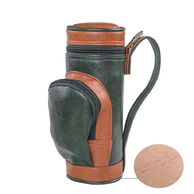 Custodia Porta Sigari in Ecopelle 8 Posti – Con Taglierino, Fodera Cedro e Humidifier
