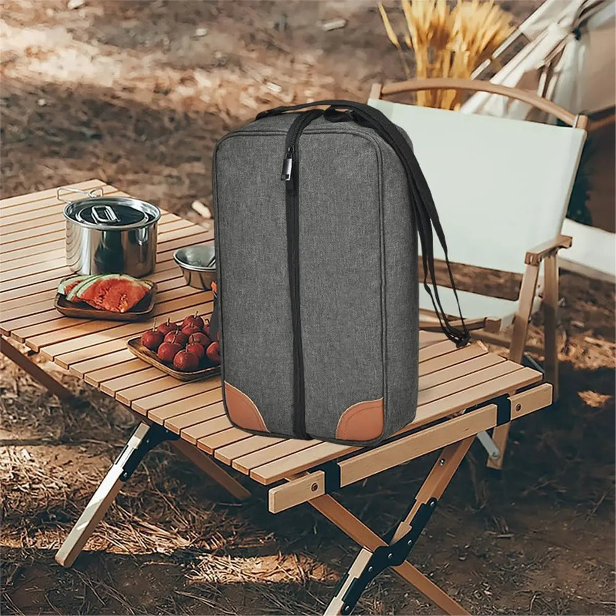 Borsa Termica Porta Bottiglia di Vino – Isolata per Picnic e Viaggi