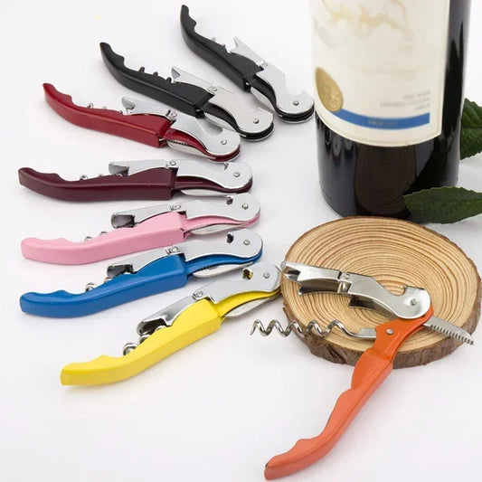 Cavatappi Sommelier a Doppio Snodo — Apribottiglie Professionale per Vino e Birra