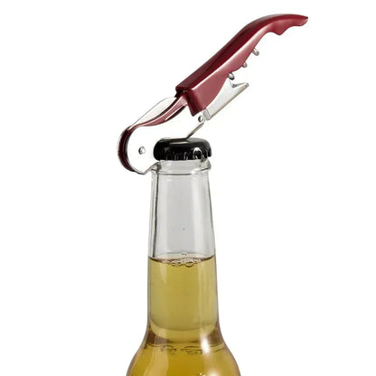 Cavatappi Sommelier a Doppio Snodo — Apribottiglie Professionale per Vino e Birra