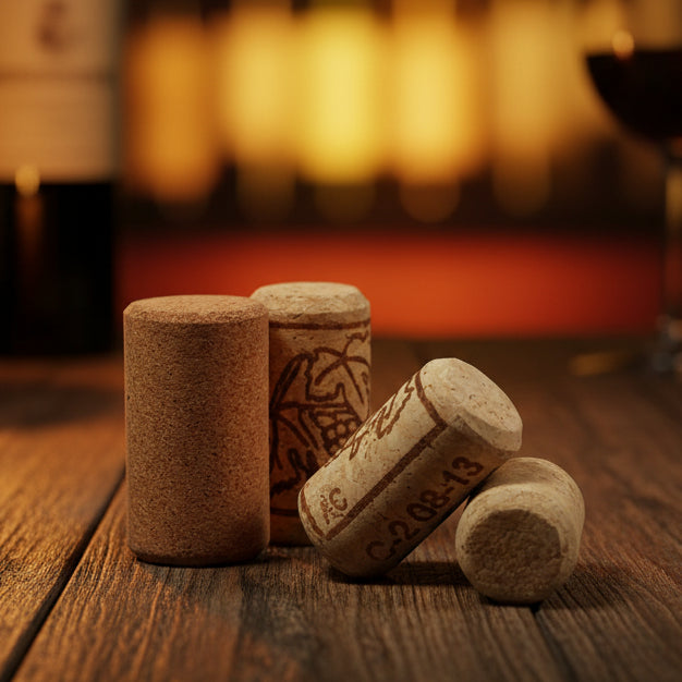 Tappi di Sughero per Bottiglie — Chiusura Naturale per Vino e Liquori