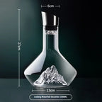 Decanter in cristallo