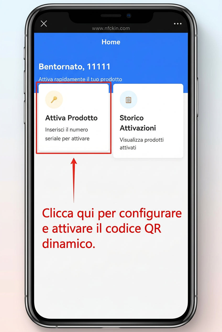 Espositore da tavolo NFC e QR per recensioni Google