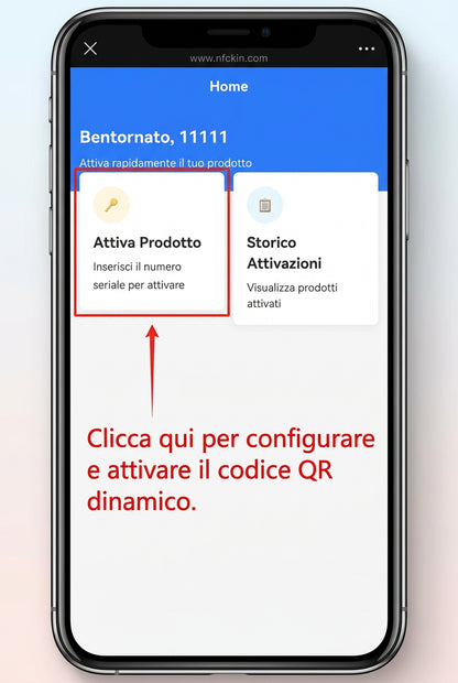 Espositore da tavolo NFC e QR per recensioni Google