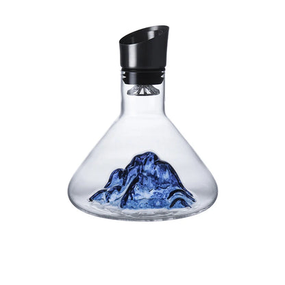 Dekanter Iceberg 1,5L — Mundgeblasenes Kristall mit integriertem Luftbelüfter
