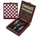 Scacchiera con set di apribottiglie