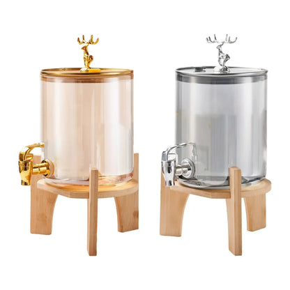 Dispenser per Bevande in Vetro con Rubinetto e Stand – 3,6L