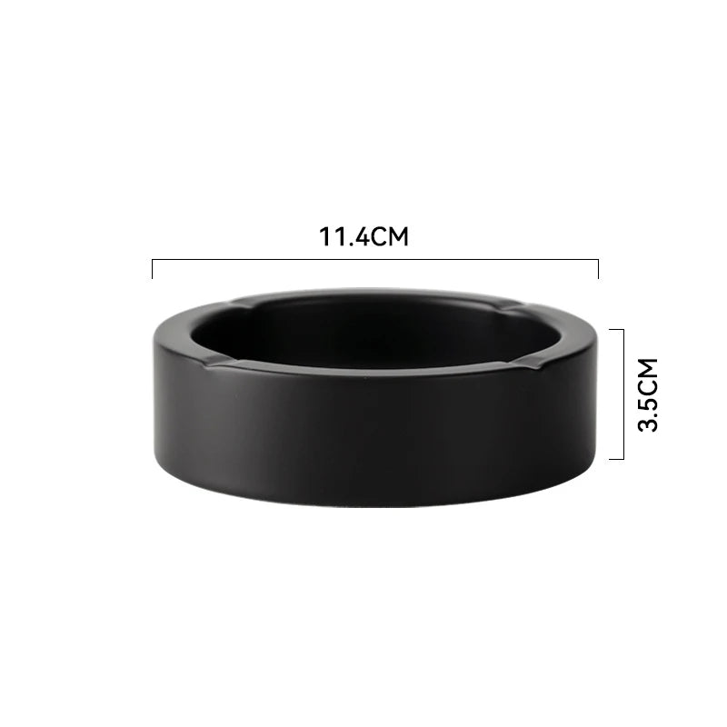 Posacenere in Acciaio Inox – Antivento, Resistente agli Urti, Design Moderno