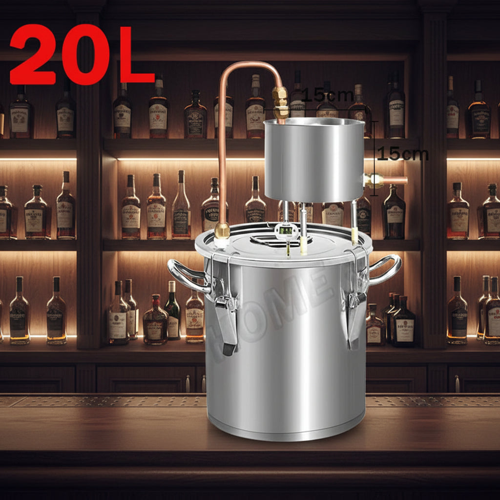 Distillatore in Rame per Idrolati e Distillati – 12L / 20L