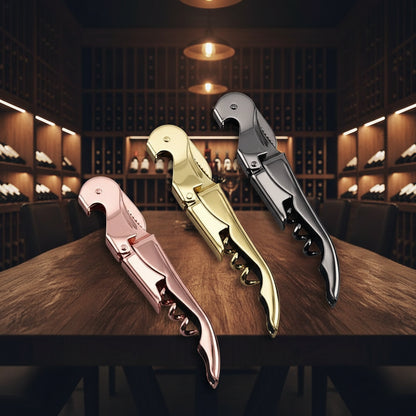 Apribottiglie Tascabile a Doppio Fulcro — per Vino e Birra, Sempre con Te