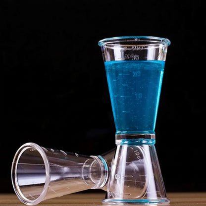 Jigger Dosatore per Cocktail – Misurino in Plastica Trasparente 10-20cc / 20-40cc