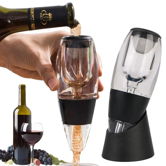 Decanter Professionale Untior 28362 — Aerazione Rapida con Filtro, Certificato CE