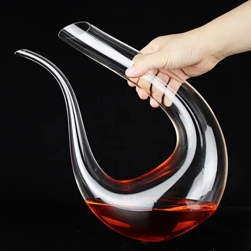 Grande Caraffa Decanter 1,5L in Cristallo Artigianale — per Vino e Liquori