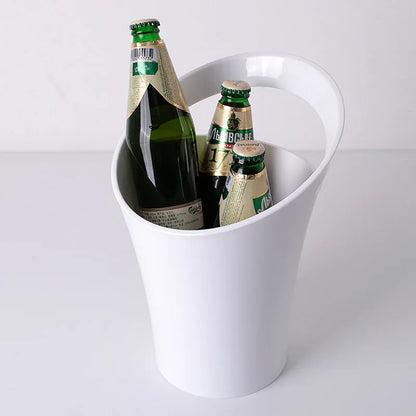 Secchiello Champagne Trasparente in Acrilico – Porta Bottiglia Rotondo 3L