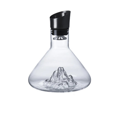 Dekanter Iceberg 1,5L — Mundgeblasenes Kristall mit integriertem Luftbelüfter