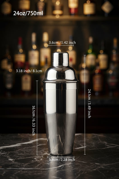 Set Shaker per Cocktail in Acciaio Inossidabile – Kit da Barman 6/7/10 Pezzi con Borsa