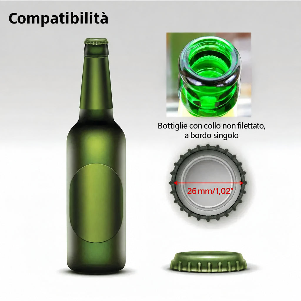 Capsulatrice da Banco Manuale per Birra Fatta in Casa