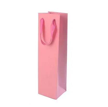 Sacchetti in Carta Kraft per Bottiglia di Vino con Manico | 15 Colori | Set da 10 pz