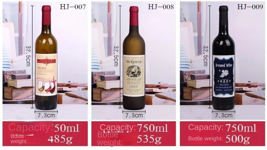 Bottiglia vuota arenaria da 750 ml