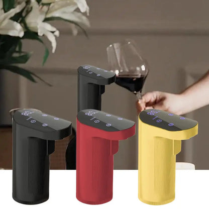 Elektrischer Dekanter für Wein und Whisky — Automatischer USB-Aerator mit 3 Korken