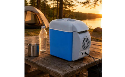 Mini Frigo Portatile 7,5L – 12V/220V per Auto, Ufficio e Degustazioni