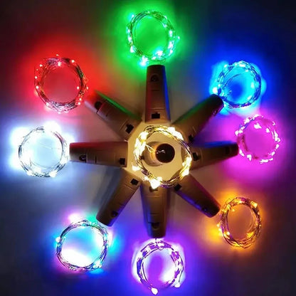 Luci LED tappo bottiglia vino – filo luminoso decorativo