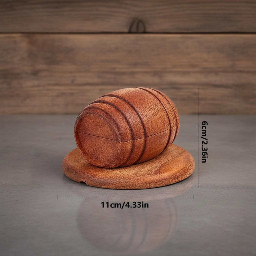 Affumicatore per Whisky e Cocktail | Infusore in Legno a Forma di Botte